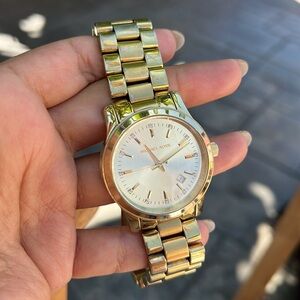 Michael Kors gold chunky watch